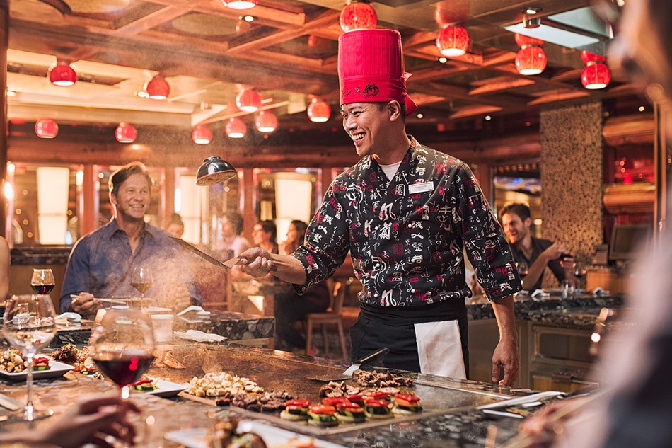 Phong cách Tepanyaki trong thiết kế nội thất nhà hàng Nhật Bản