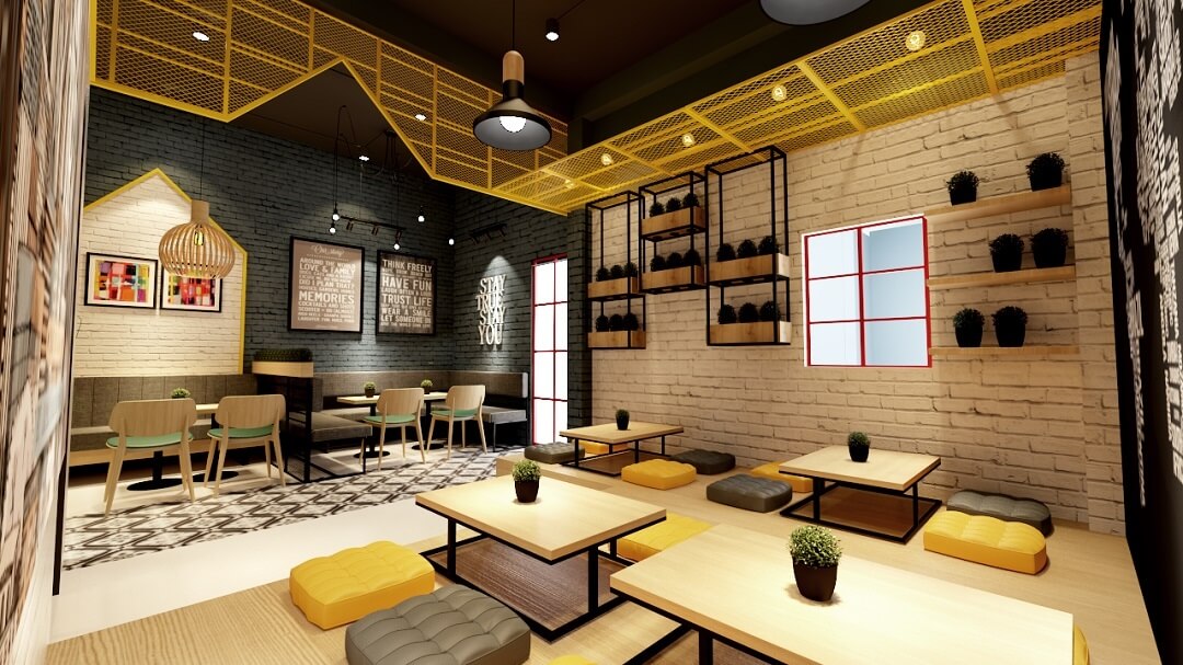 Thiết kế quán cà phê bệt số 2