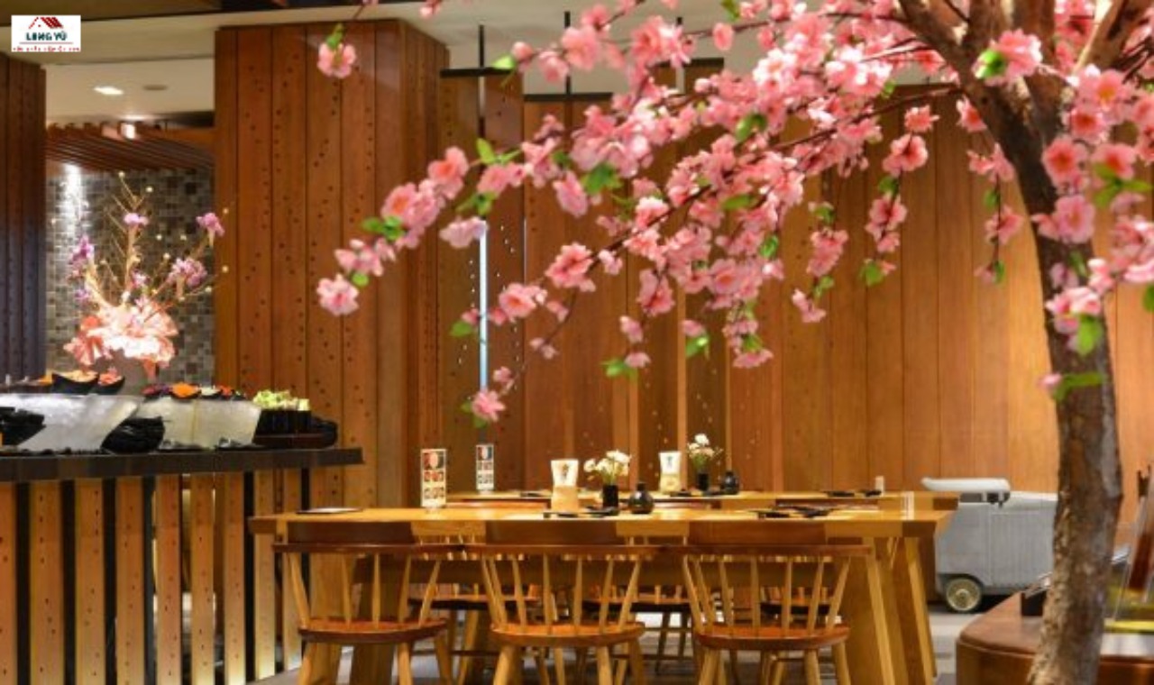 Trang trí cho nhà hàng Nhật Bản