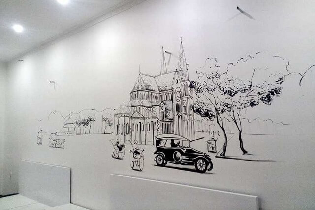 Thiết kế với tranh treo tường