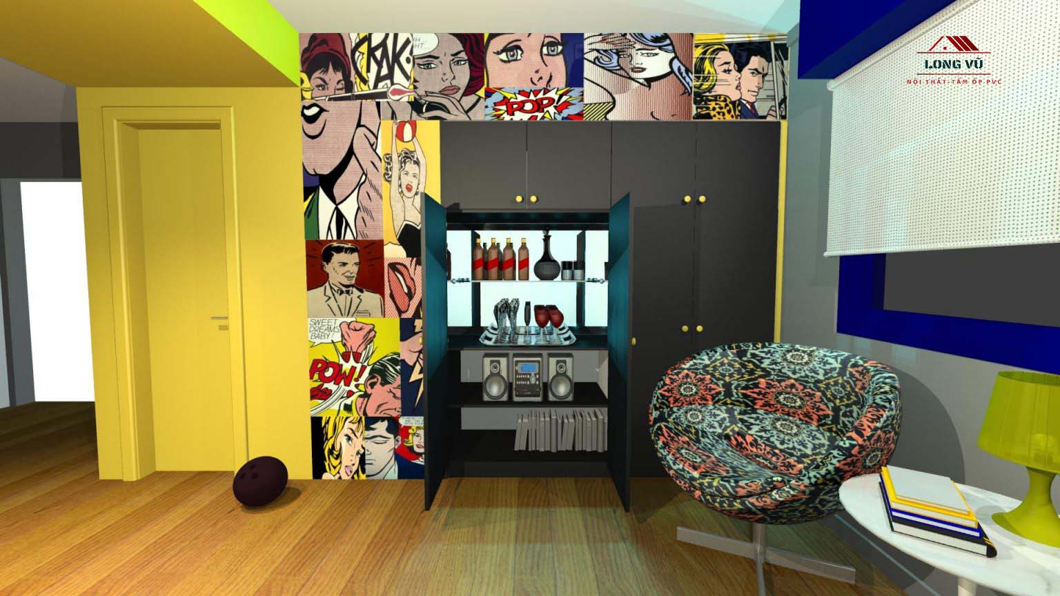 Phong cách thiết kế Pop Art