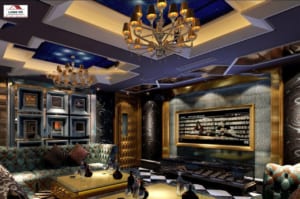 Phòng karaoke mang phong cách cổ điển