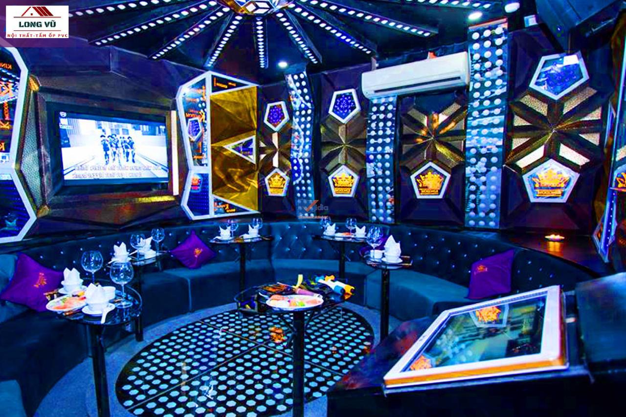 Phòng karaoke mang thiết kế minibar Phòng karaoke mang thiết kê minibar