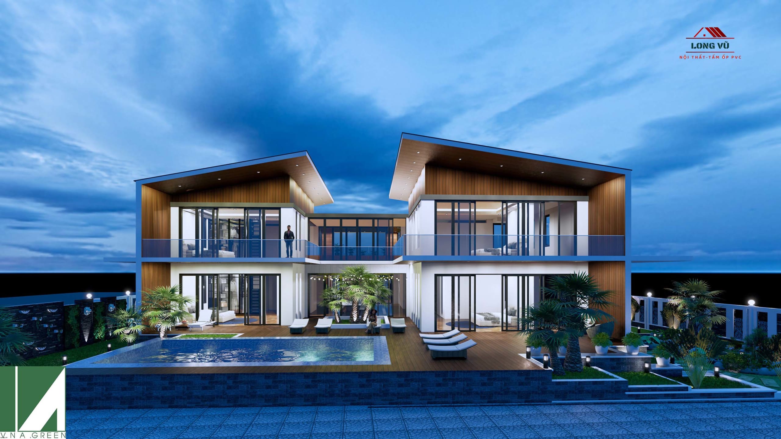 Thi công nội thất biệt thự tại Hoàng Mai