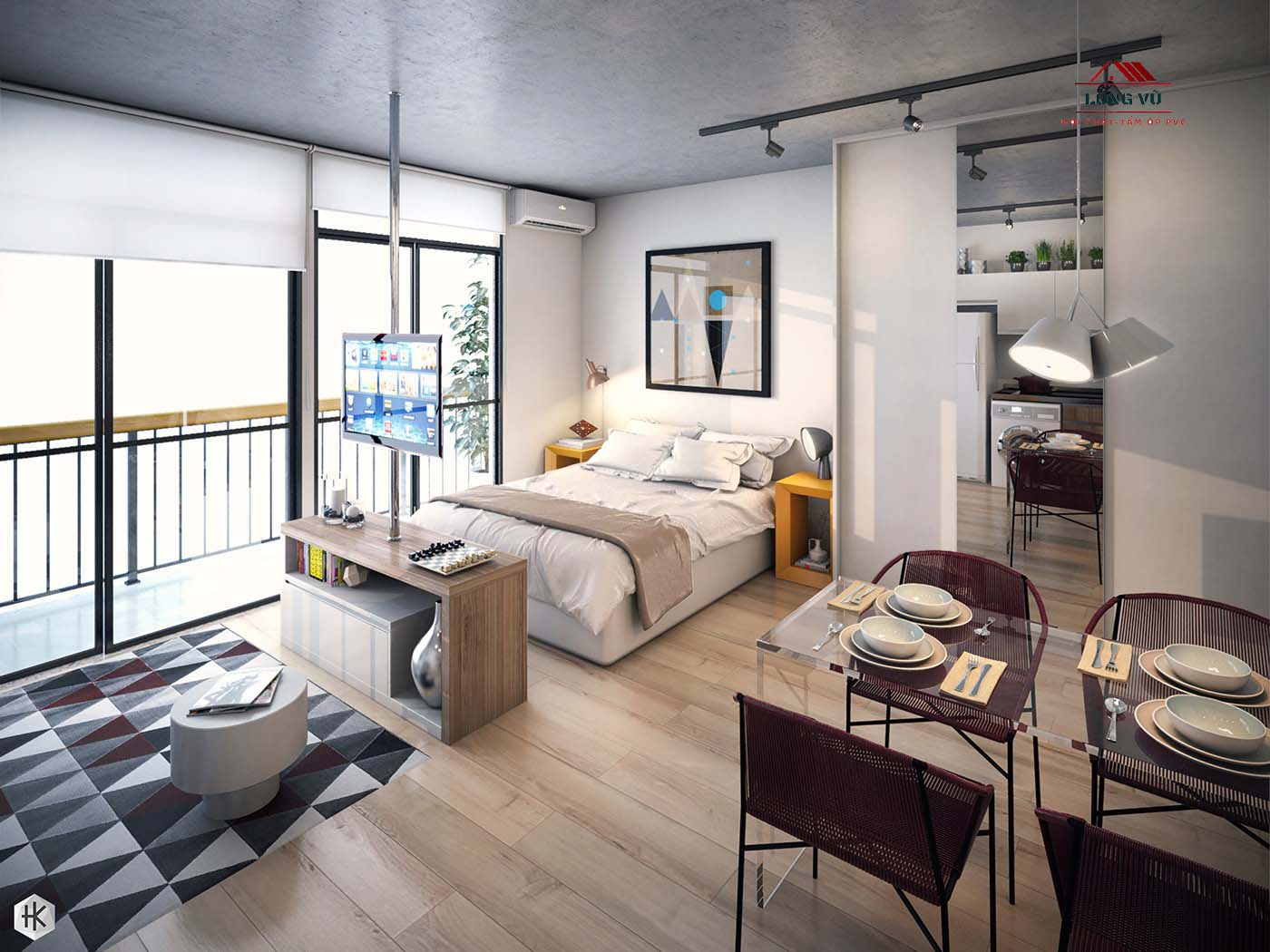 Thi công nội thất chung cư tại Cầu Giấy