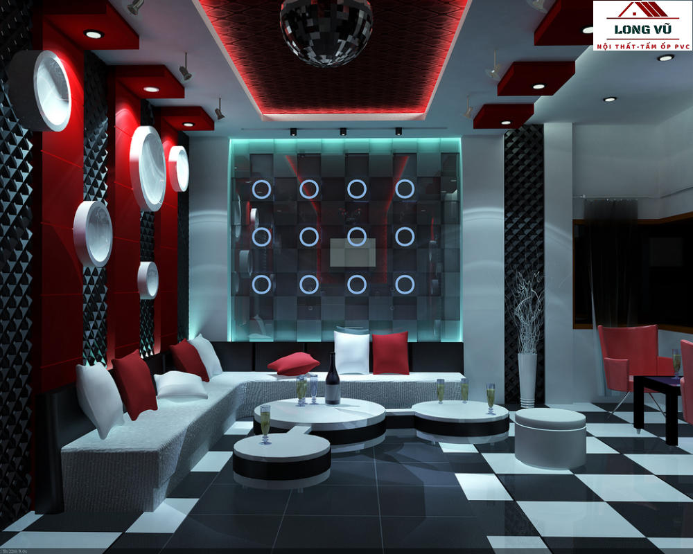 Mẫu phòng karaoke phong cách cafe