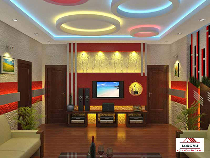 mẫu thiết kế phòng karaoke phong cách gia đình