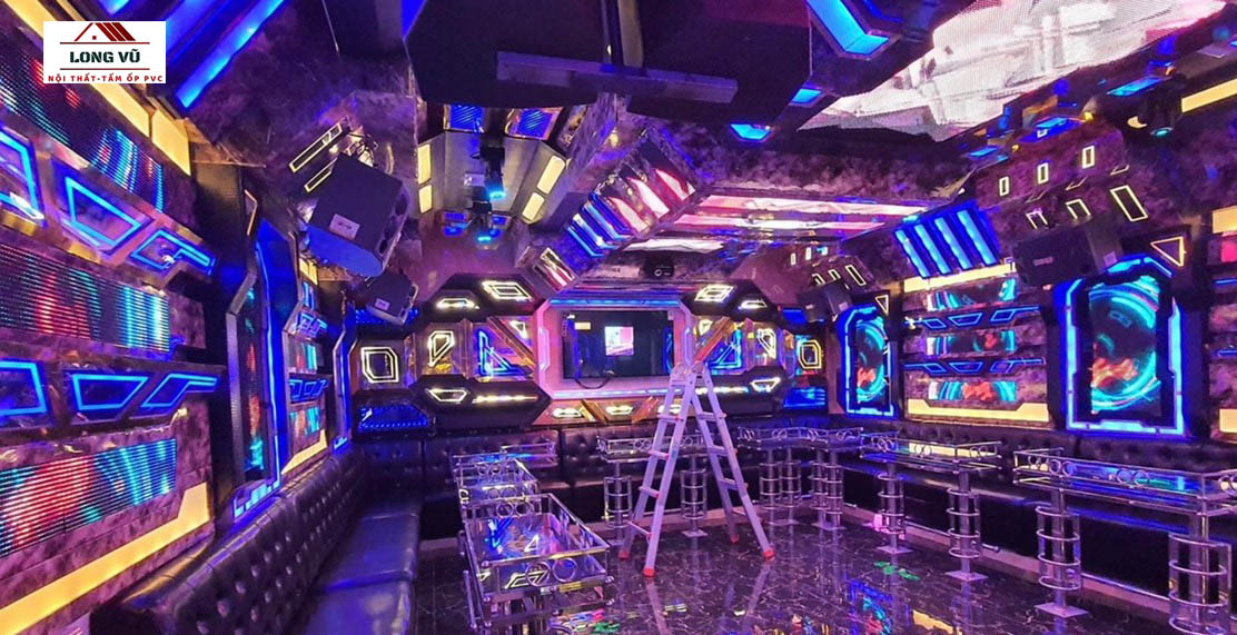 Mẫu thiết kế phòng karaoke công nghệ led