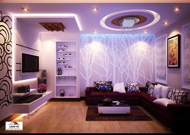 mẫu thiết kế nội thất phòng karaoke phong cách gia đình