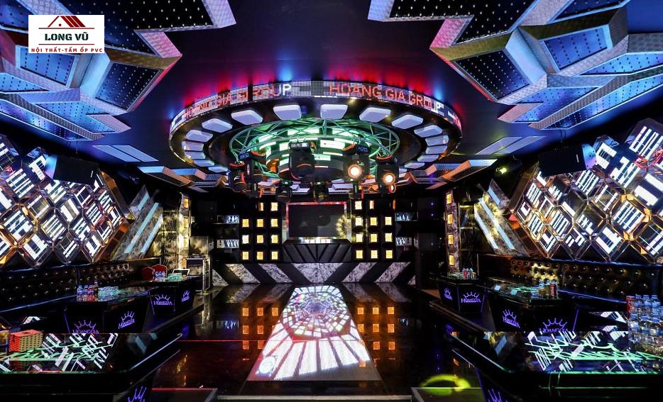 mẫu thiết kế nội thất phòng karaoke phong cách minibar