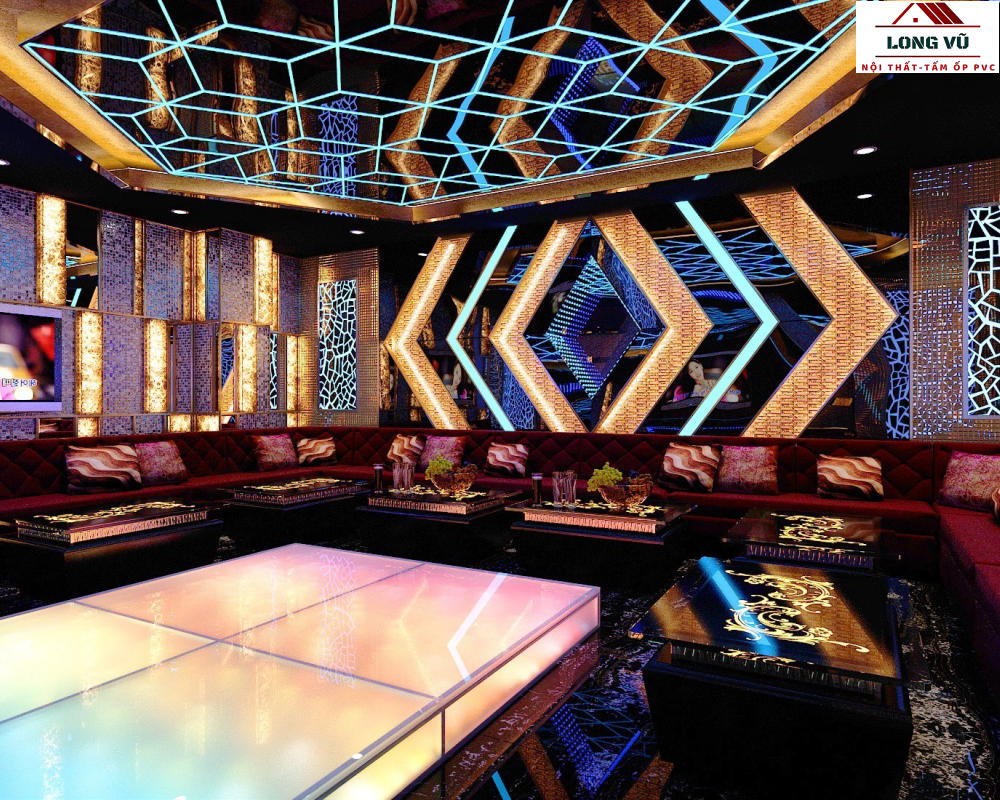 Phòng karaoke phong cách công nghệ led